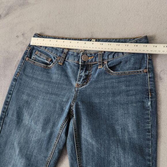 American Rag Womens Cie Jeans Size 5 Short Boot Cut Low Rise Medium Blue - Picture 3 of 9